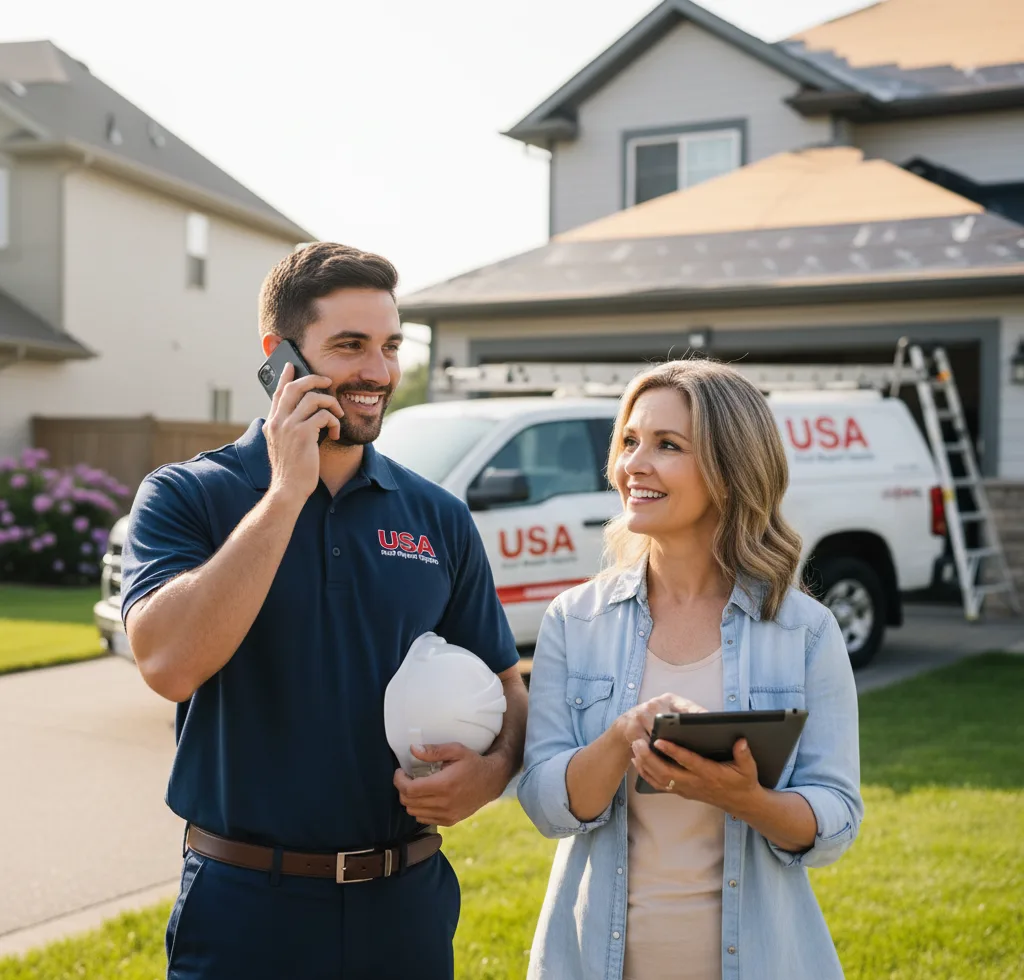 USA Roof Repair Experts customer support in Brimley
